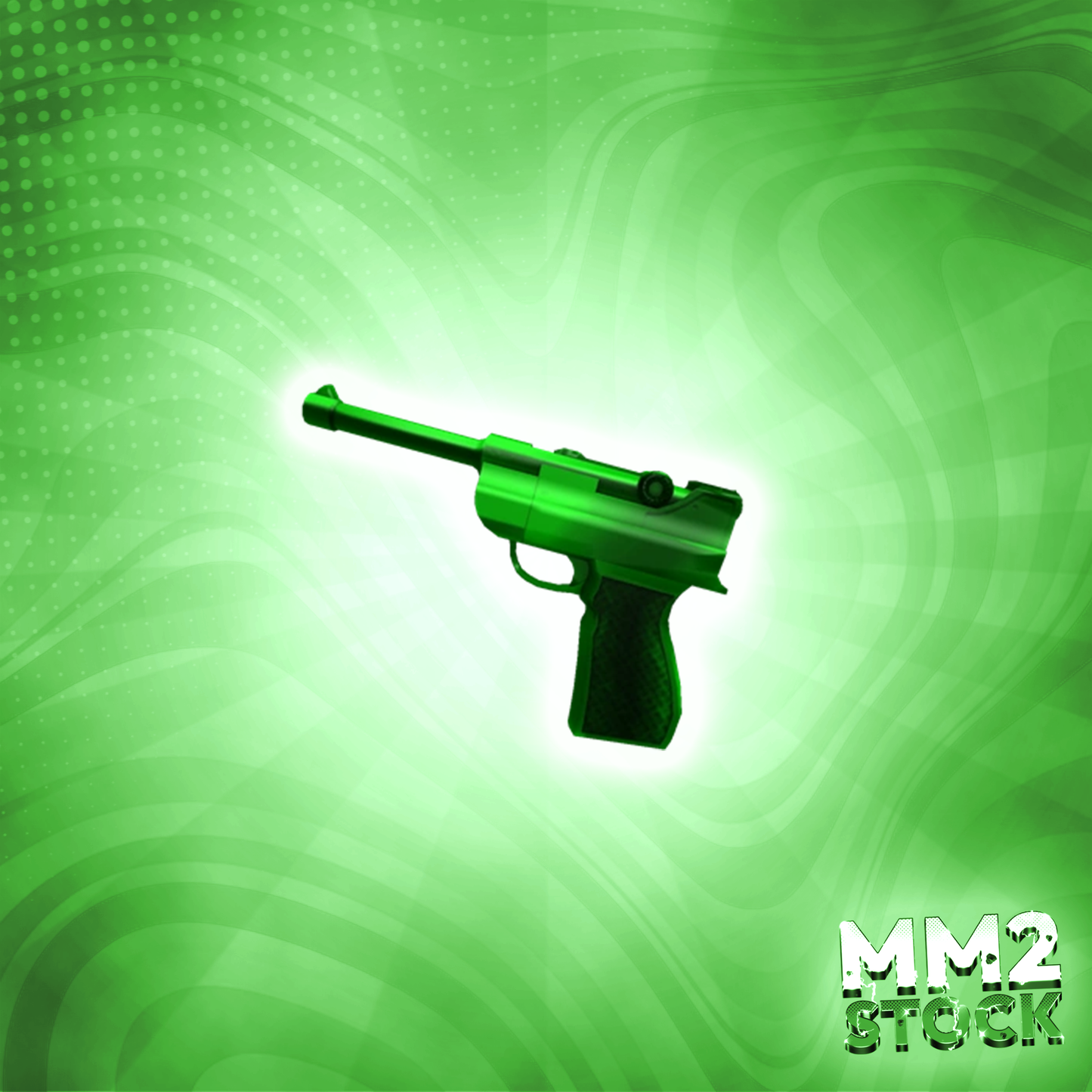 Green Luger Gun